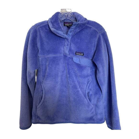Patagonia fleece lavender t snap pullover size small - Picture 1 of 7